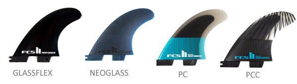 FCSⅡ フィンの種類・選び方・試し方